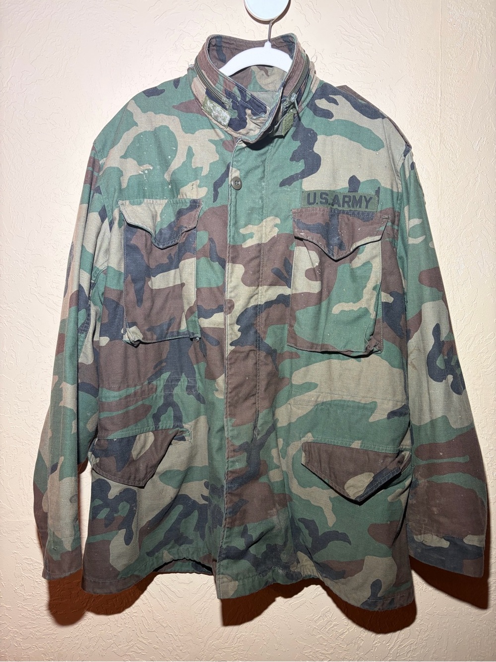 U.S. Army MS-65 Woodland Camo Field Jacket